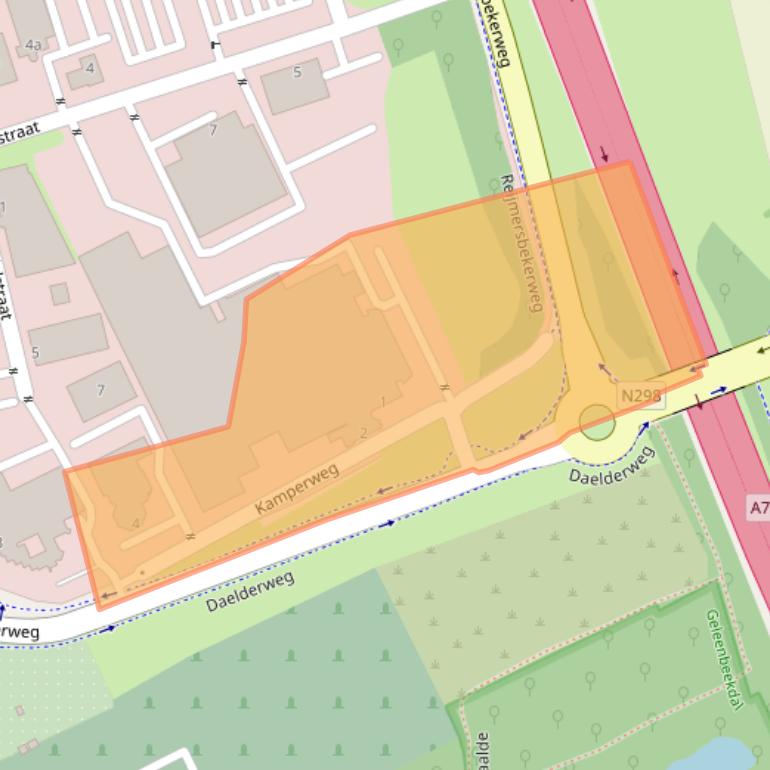 Kaart van postcodegebied 6361GZ.