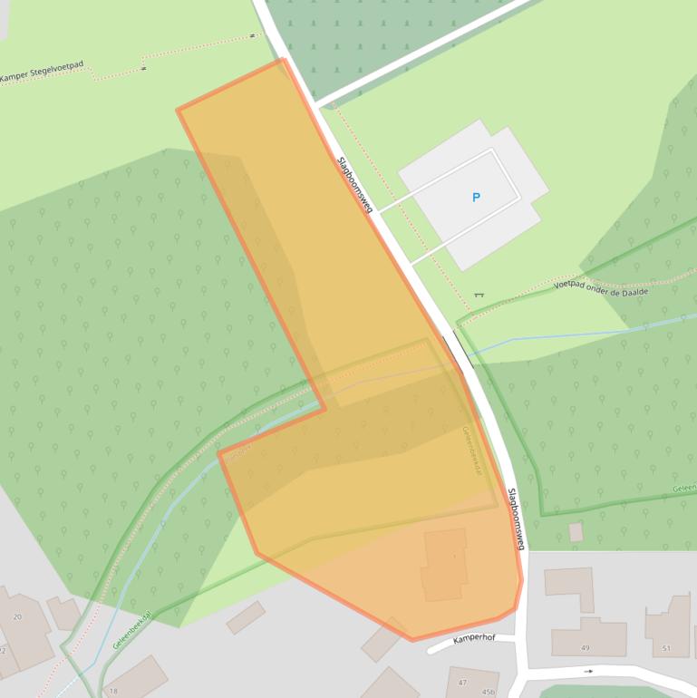 Kaart van postcodegebied 6361HA.