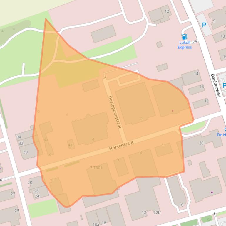 Kaart van postcodegebied 6361HC.