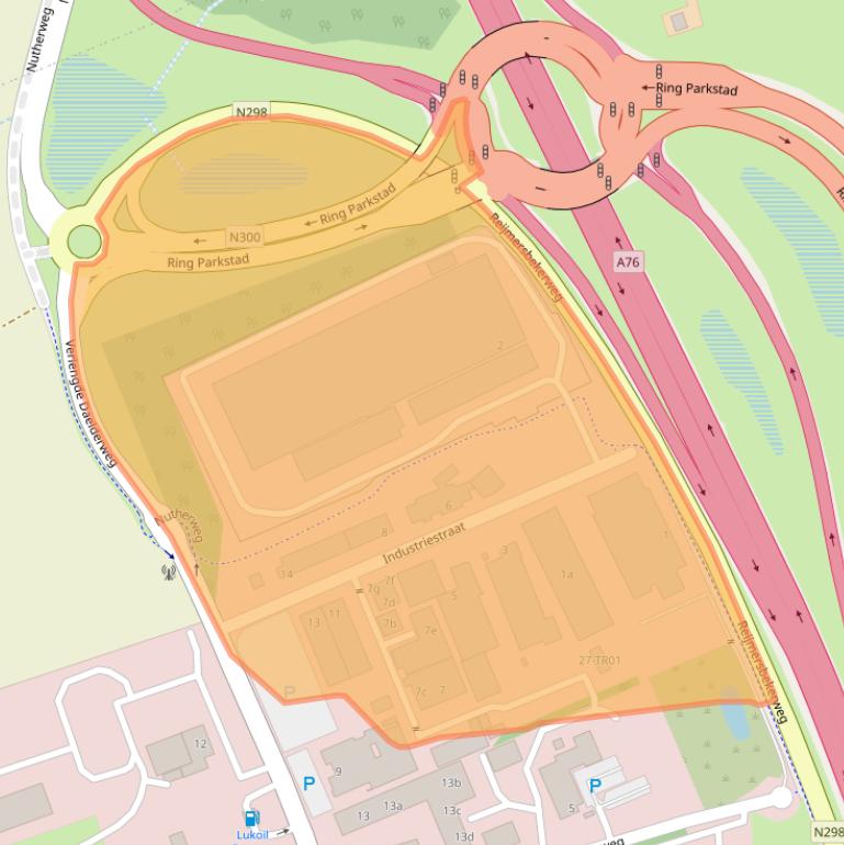 Kaart van postcodegebied 6361HD.