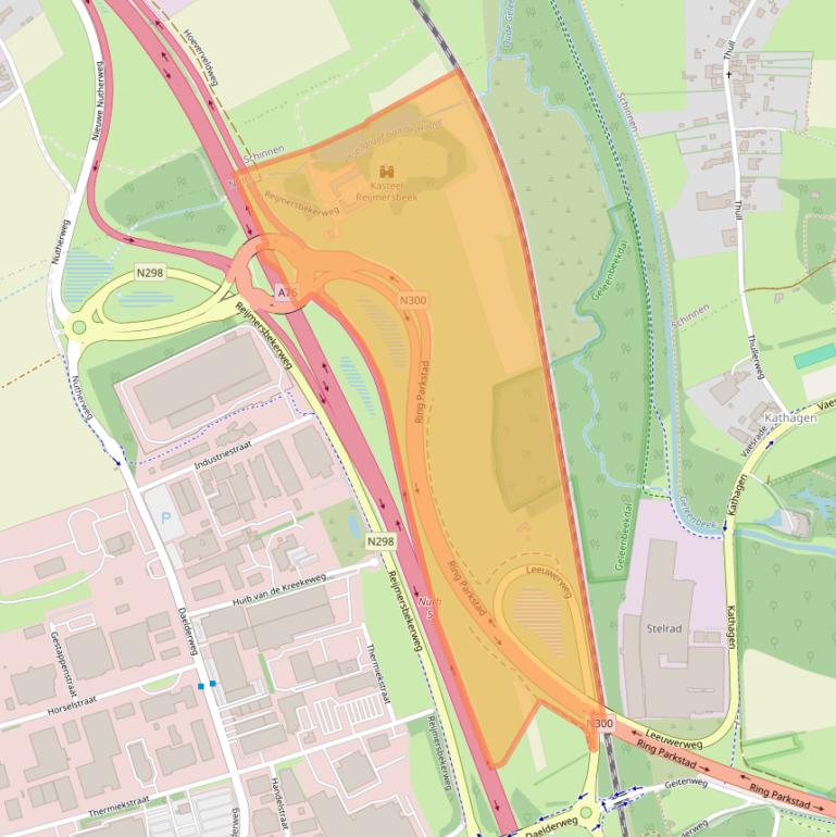 Kaart van postcodegebied 6361HE.