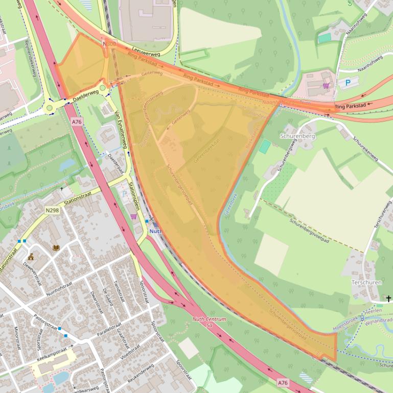 Kaart van postcodegebied 6361HL.