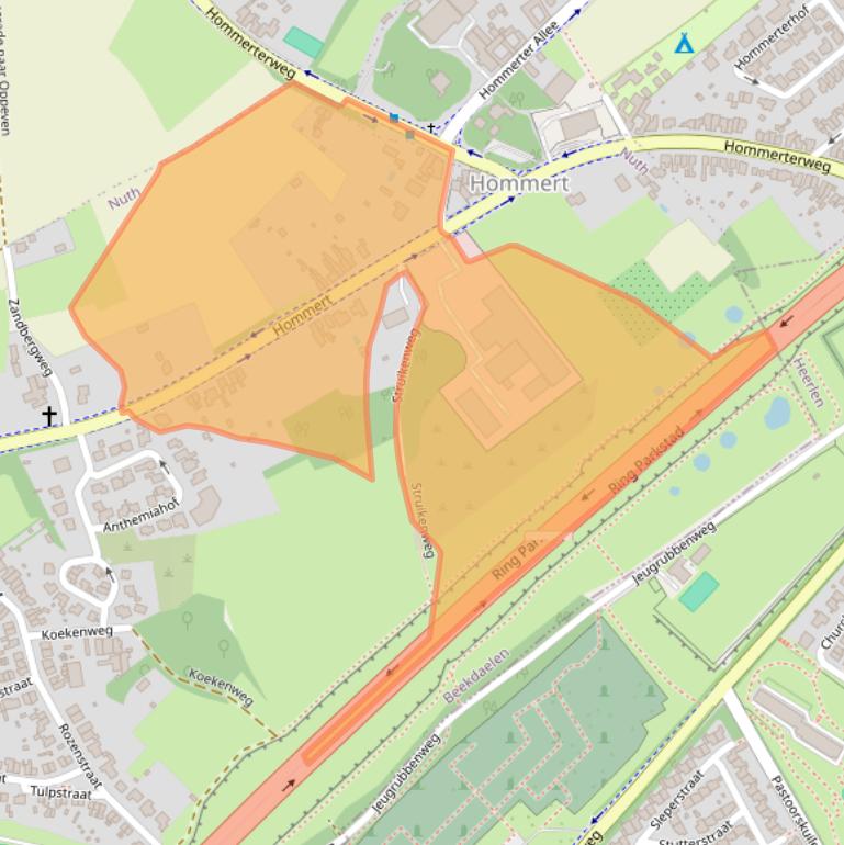Kaart van postcodegebied 6361HN.