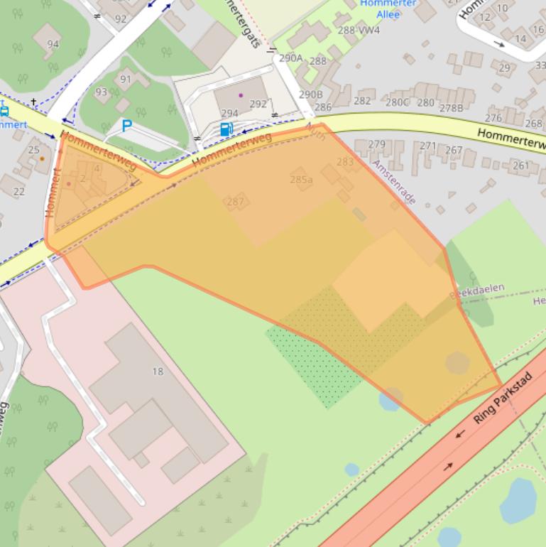 Kaart van postcodegebied 6361HR.