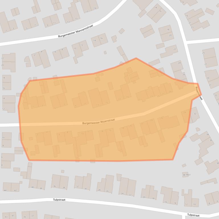 Kaart van postcodegebied 6361HX.