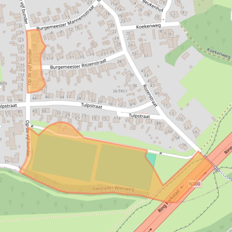 Kaart van postcodegebied 6361JG.