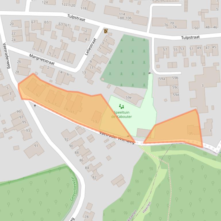 Kaart van postcodegebied 6361JM.