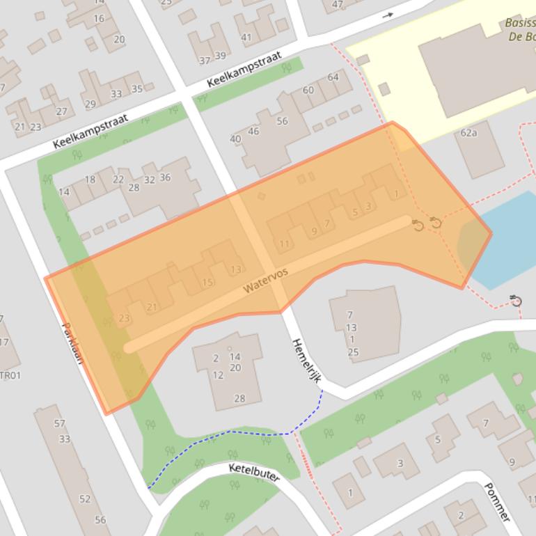 Kaart van postcodegebied 6361TA.