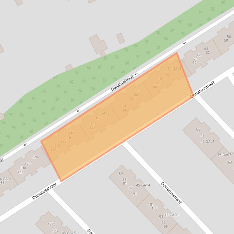 Kaart van postcodegebied 6361TT.