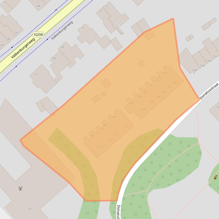 Kaart van postcodegebied 6361TX.