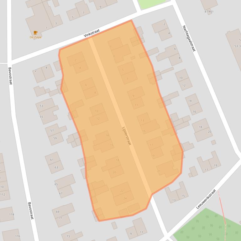 Kaart van postcodegebied 6361VN.