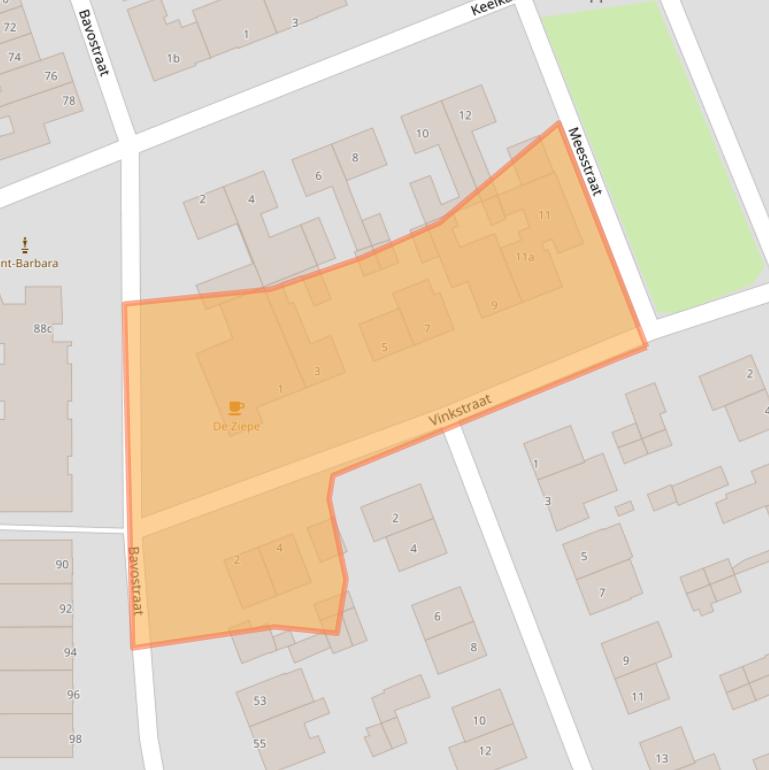 Kaart van postcodegebied 6361VP.