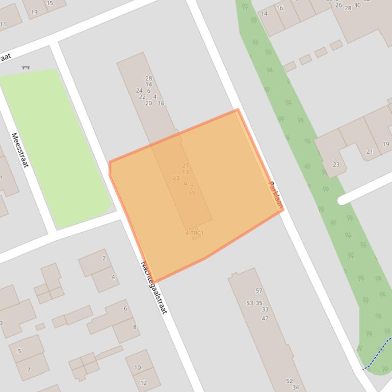 Kaart van postcodegebied 6361VS.
