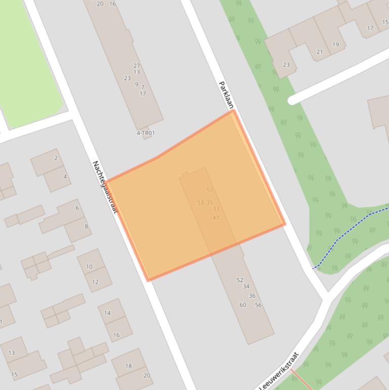 Kaart van postcodegebied 6361VT.