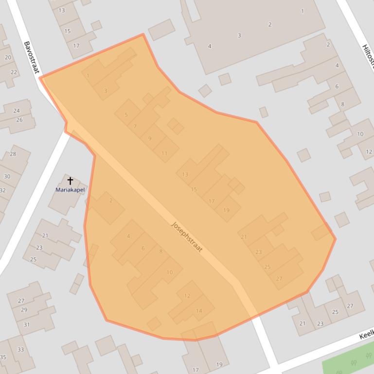 Kaart van postcodegebied 6361VX.