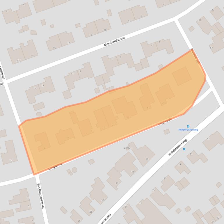 Kaart van postcodegebied 6363AR.