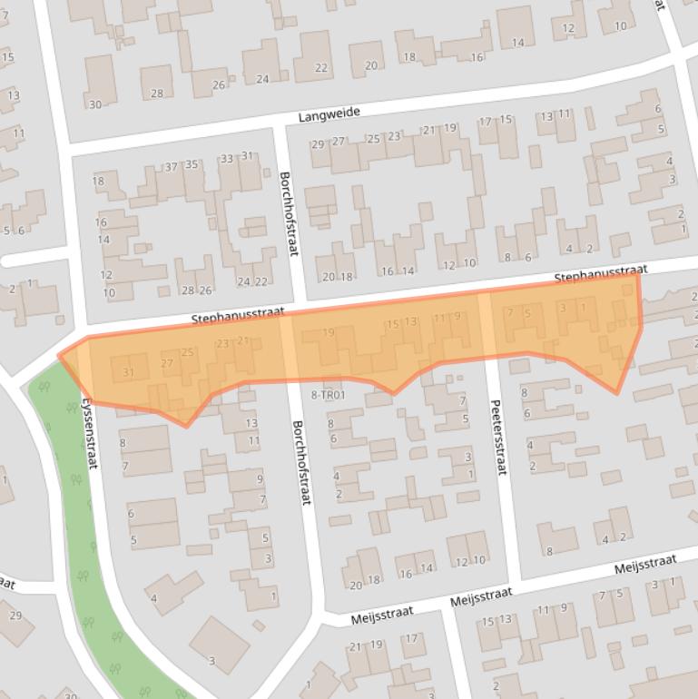 Kaart van postcodegebied 6363BM.