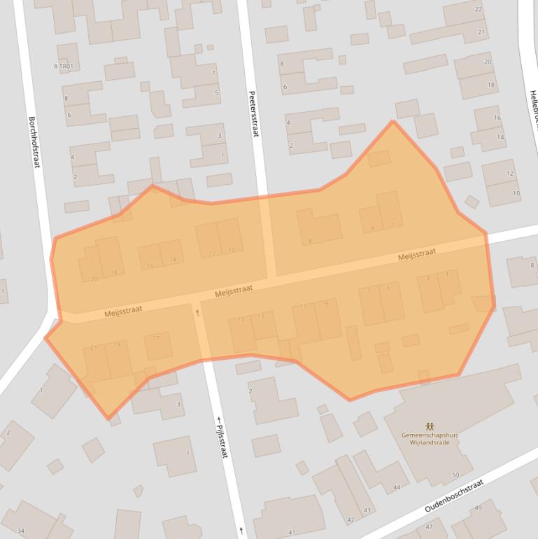 Kaart van postcodegebied 6363BS.