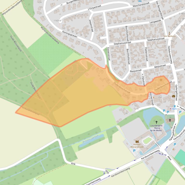 Kaart van postcodegebied 6363BV.