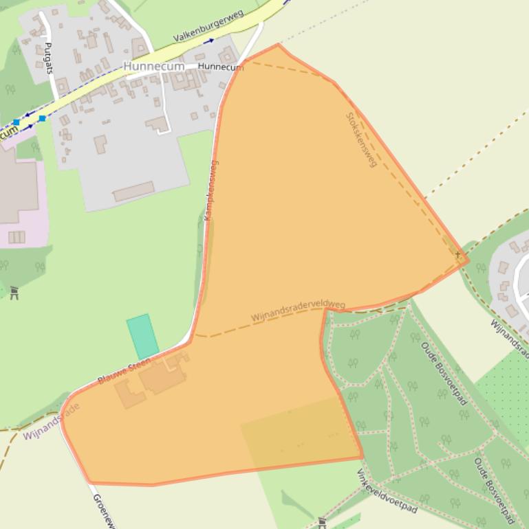 Kaart van postcodegebied 6363CB.