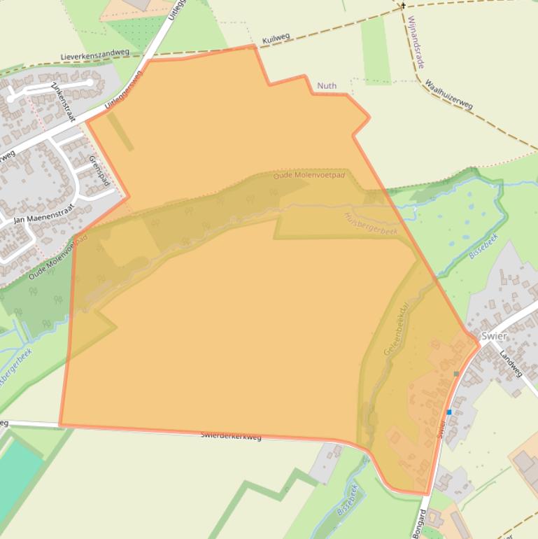 Kaart van postcodegebied 6363CK.