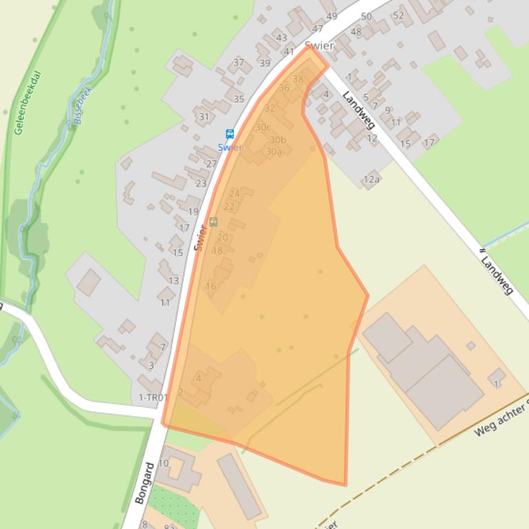 Kaart van postcodegebied 6363CM.