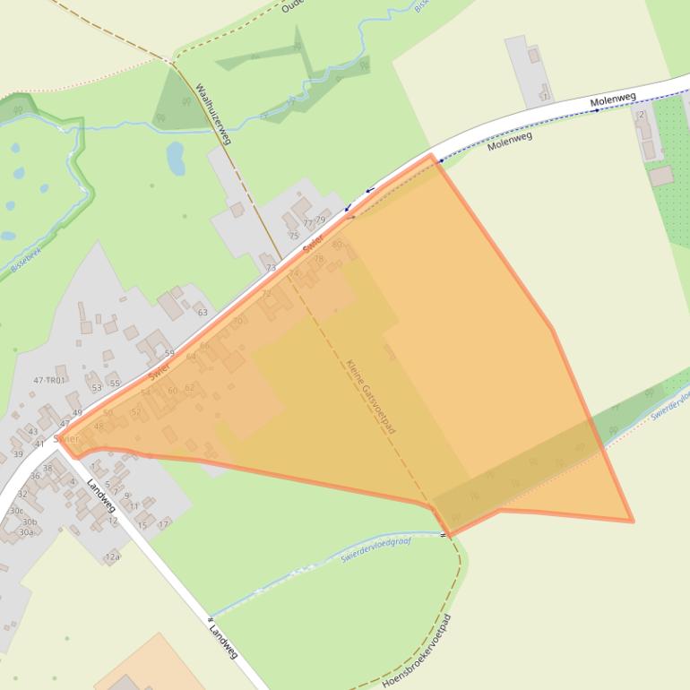 Kaart van postcodegebied 6363CN.