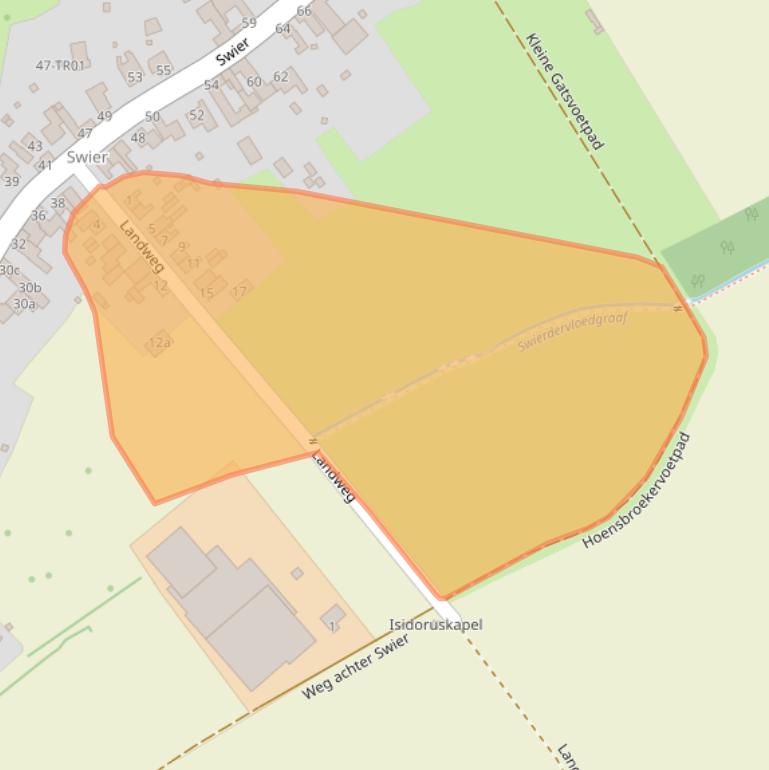 Kaart van postcodegebied 6363CP.