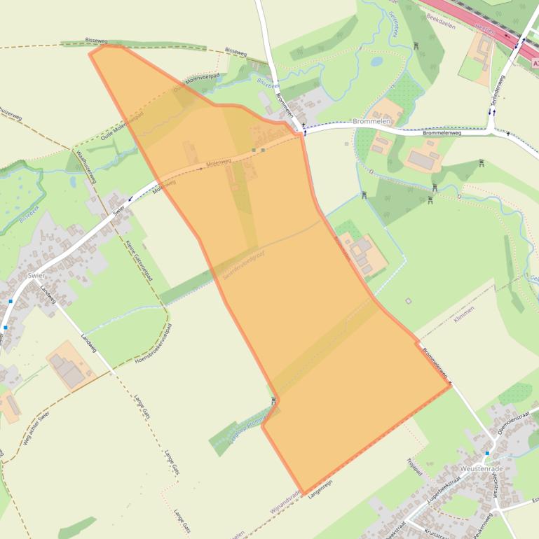 Kaart van postcodegebied 6363CR.