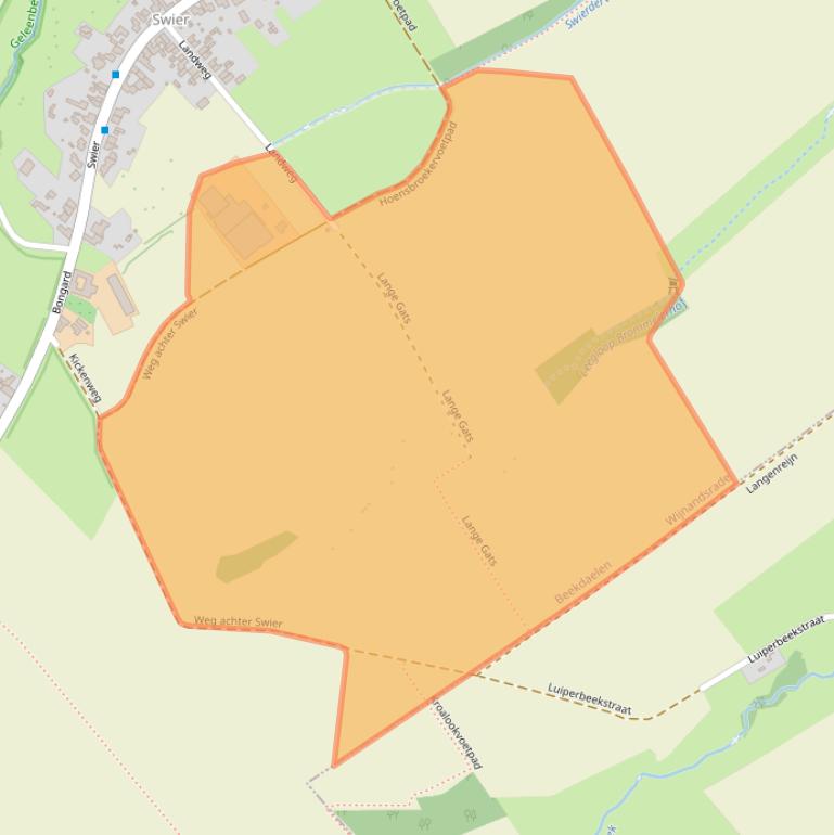 Kaart van postcodegebied 6363CV.