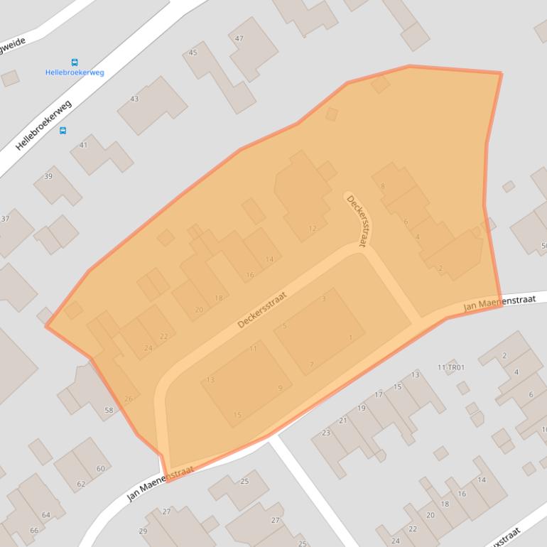 Kaart van postcodegebied 6363EB.