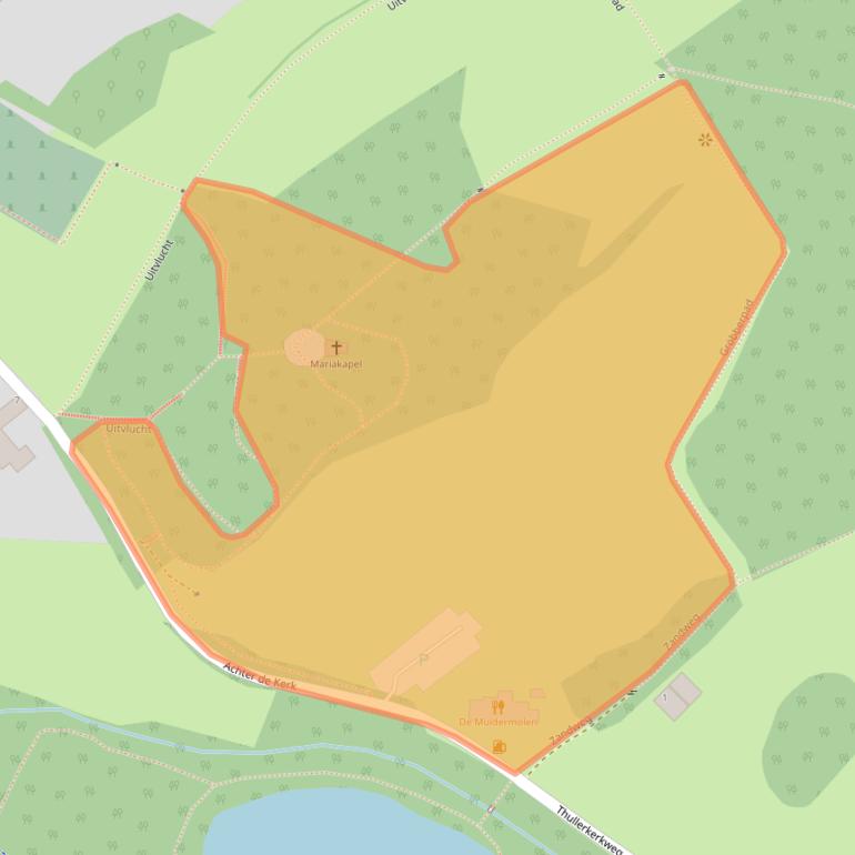 Kaart van postcodegebied 6365AE.