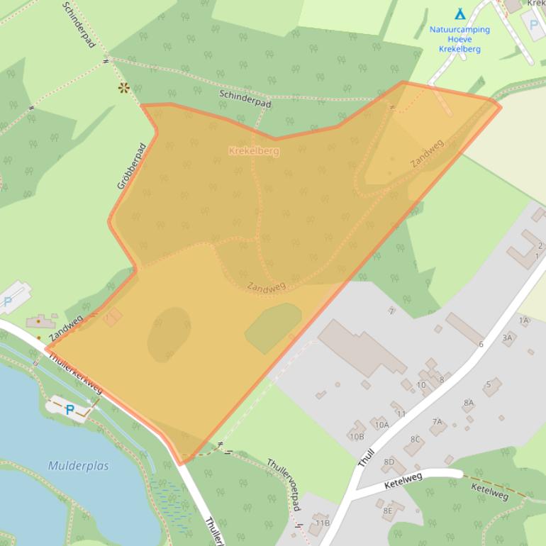 Kaart van postcodegebied 6365AG.