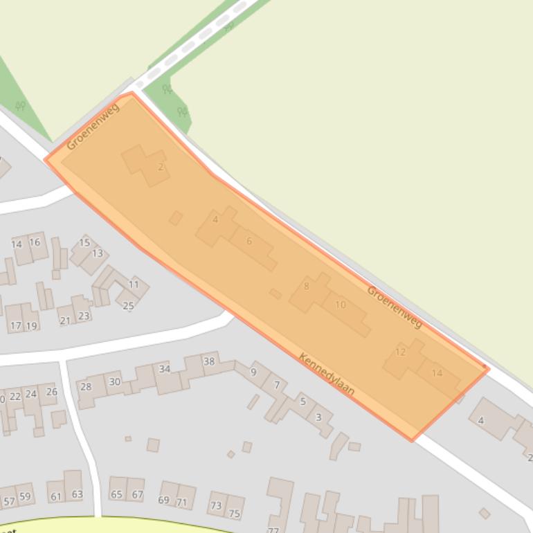 Kaart van postcodegebied 6365AR.