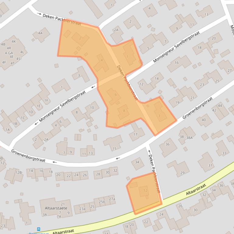 Kaart van postcodegebied 6365BB.