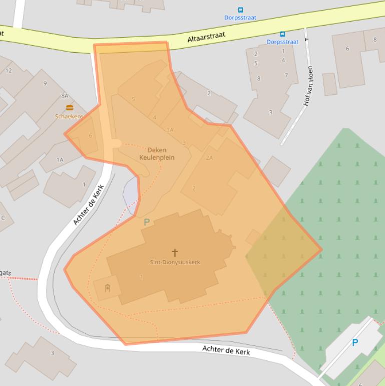 Kaart van postcodegebied 6365BJ.