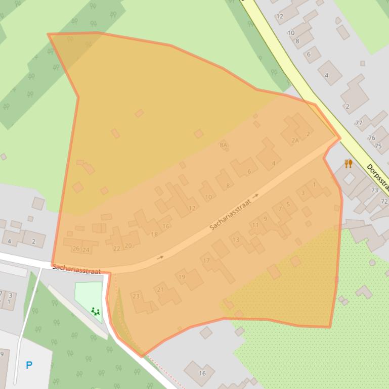 Kaart van postcodegebied 6365BT.