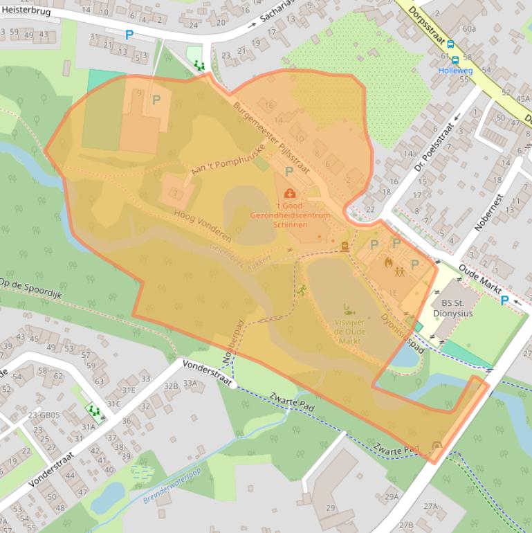 Kaart van postcodegebied 6365CG.