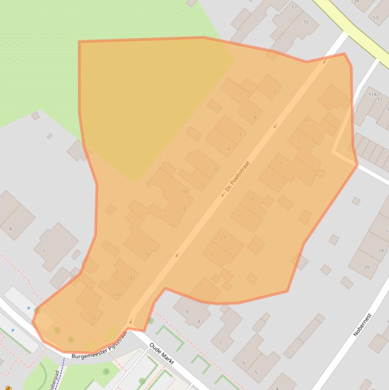 Kaart van postcodegebied 6365CH.