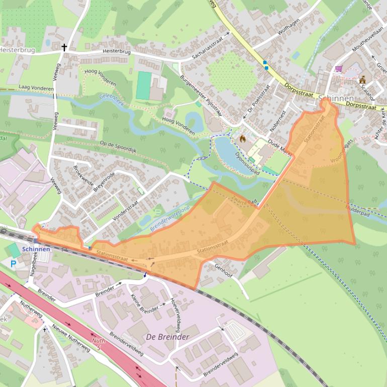 Kaart van postcodegebied 6365CK.