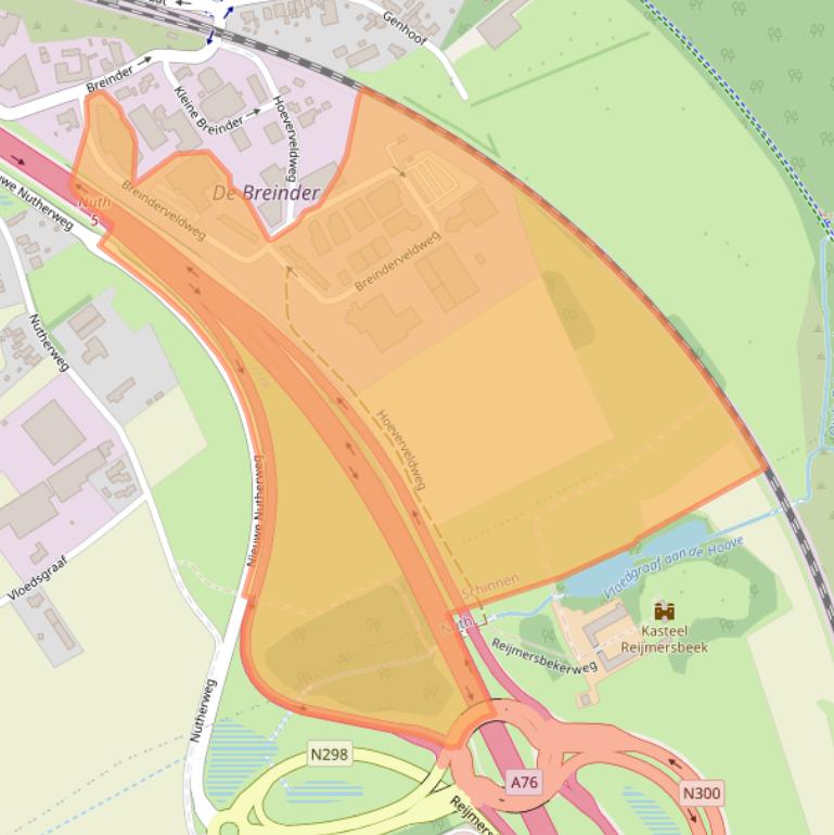 Kaart van postcodegebied 6365CM.