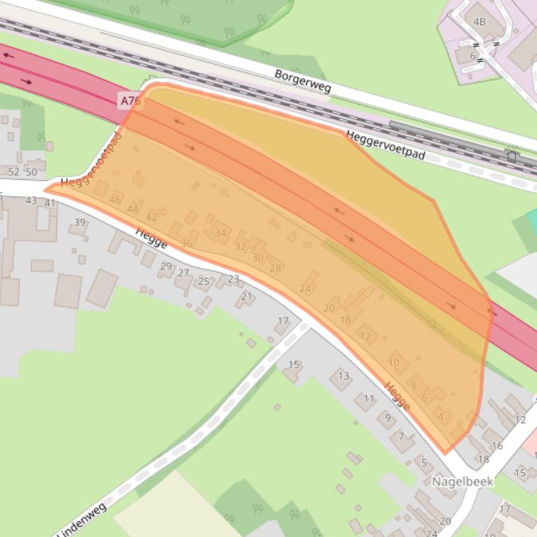 Kaart van postcodegebied 6365ED.