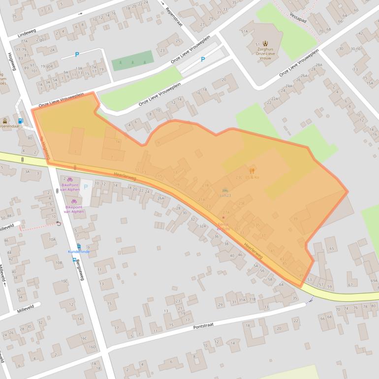 Kaart van postcodegebied 6367AA.