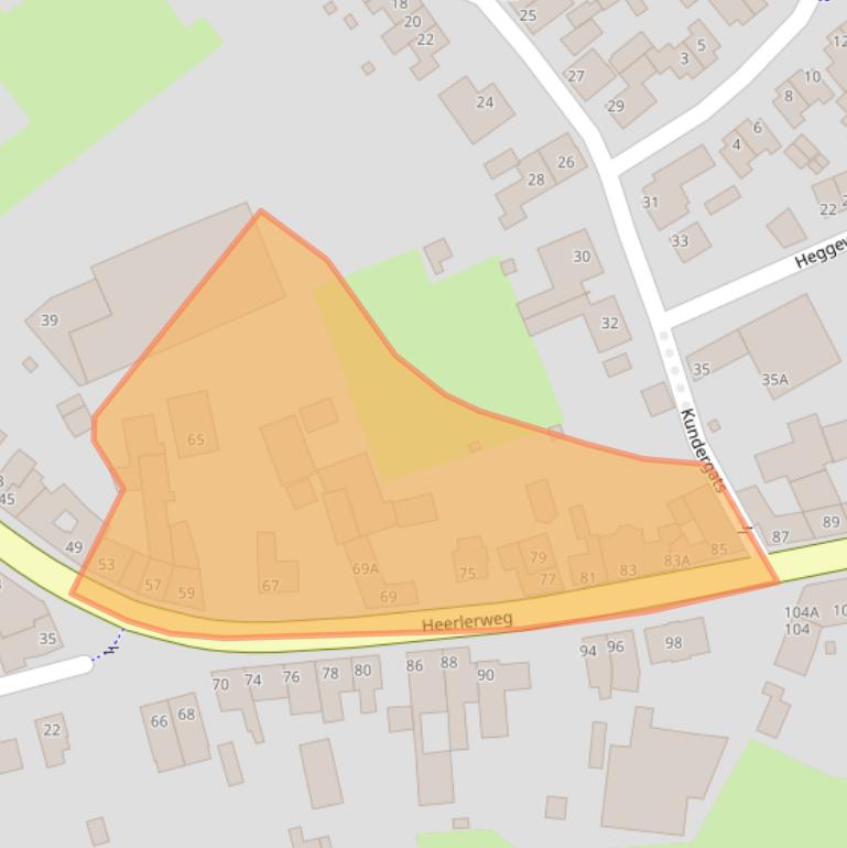 Kaart van postcodegebied 6367AB.