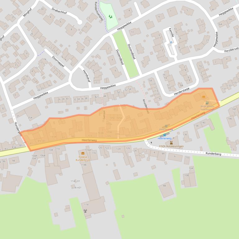 Kaart van postcodegebied 6367AC.
