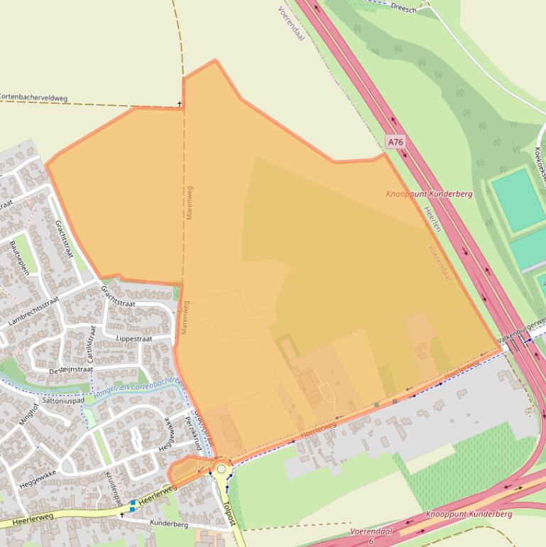 Kaart van postcodegebied 6367AD.