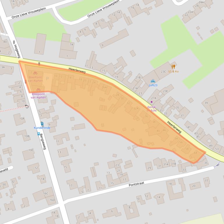 Kaart van postcodegebied 6367AE.