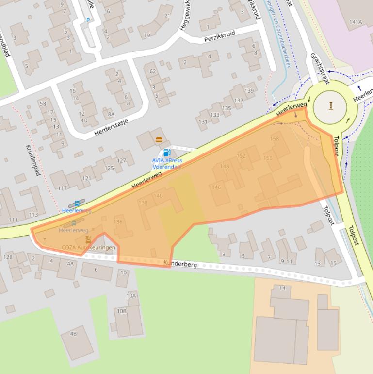 Kaart van postcodegebied 6367AH.