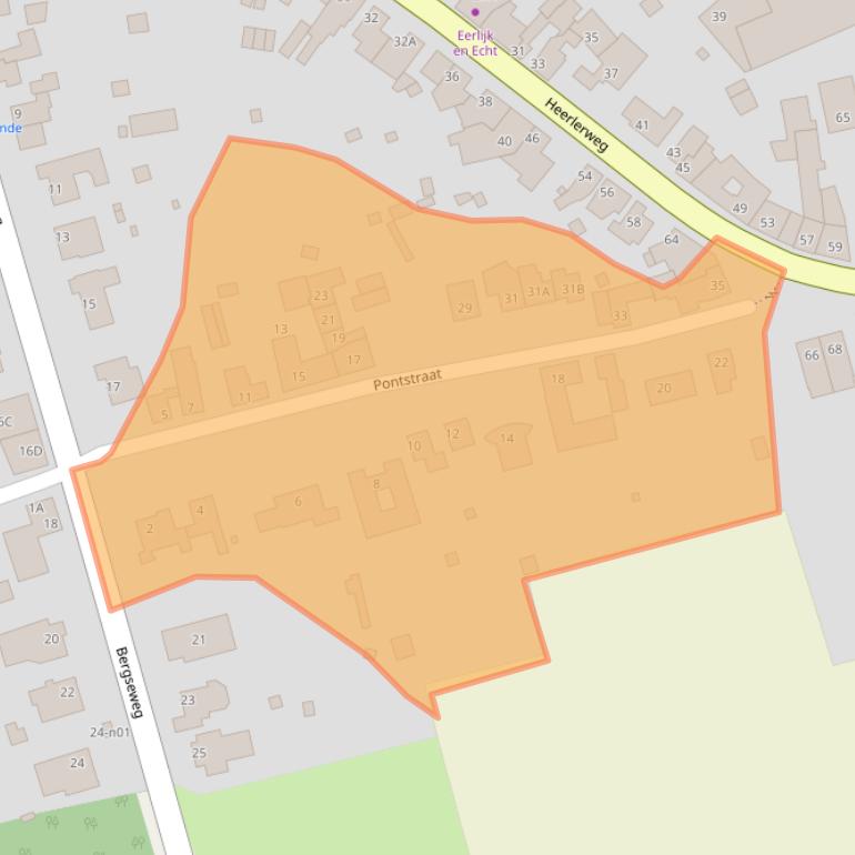 Kaart van postcodegebied 6367AM.