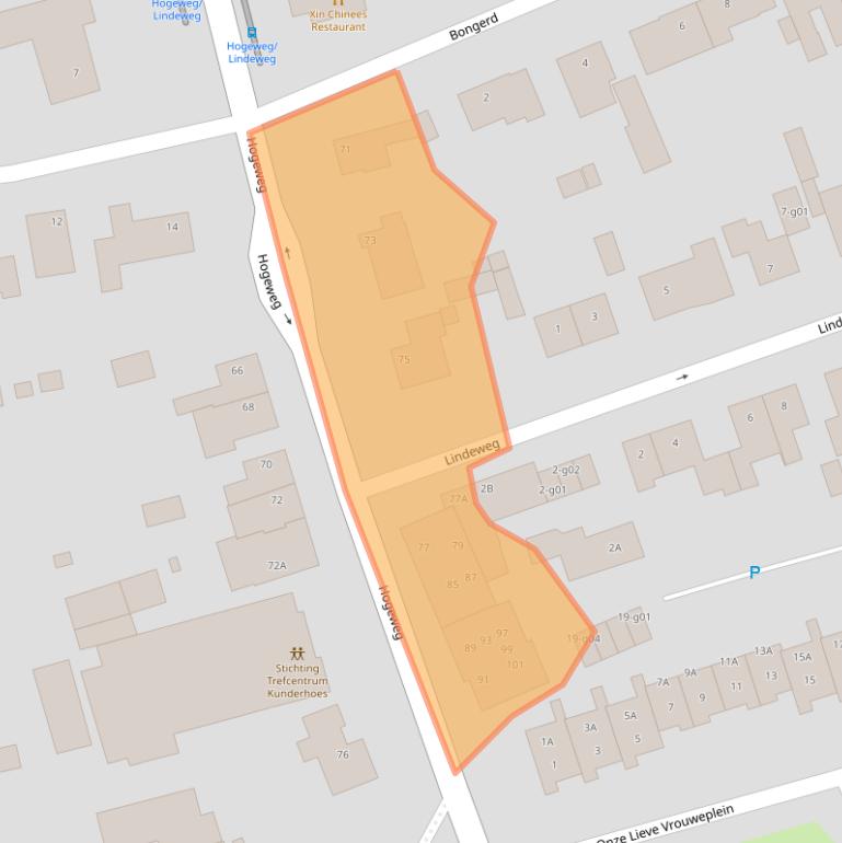 Kaart van postcodegebied 6367BC.